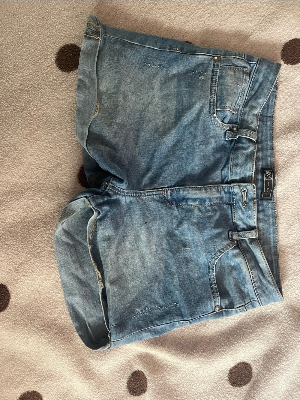 Light Wash Denim Shorts